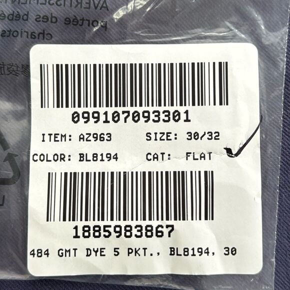 J Crew 484 Slim-fit garment-dyed five-pocket pant Mens Size 30 x 32 Navy Blue - Picture 4 of 8